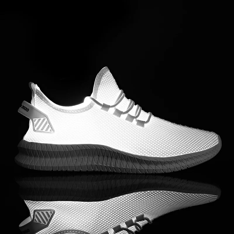 Men's Road Running Shoes Sneakers Track Trail Running Shoes Jogger Running Minimal Stretch Fabric Air Mesh Athletic Low-top