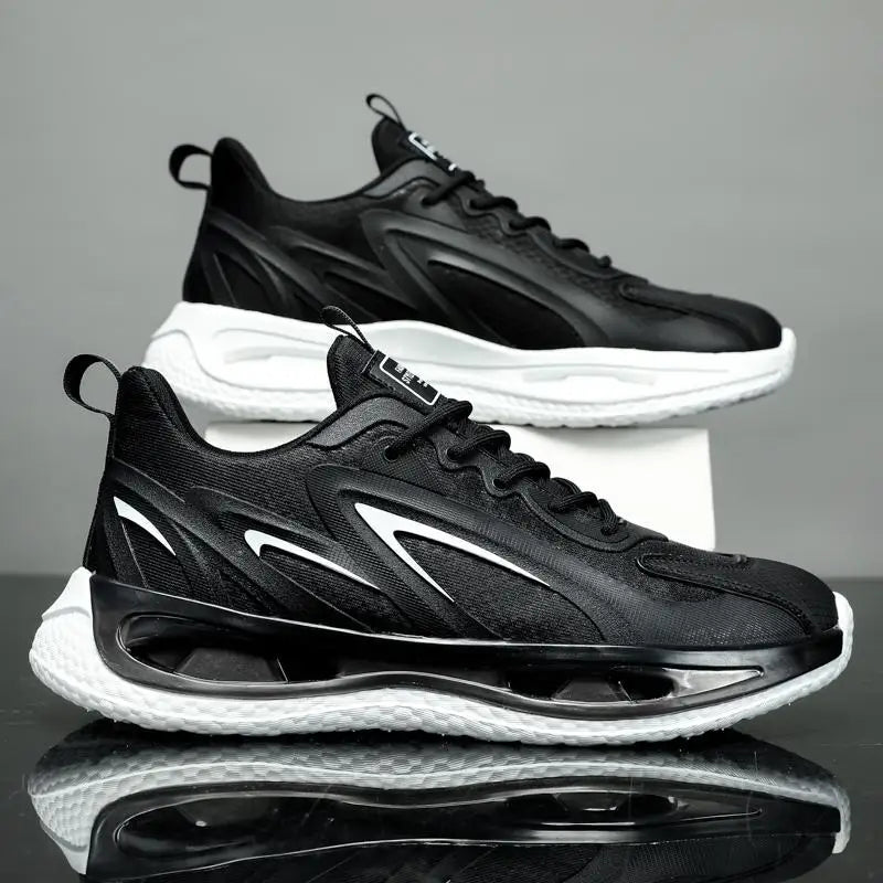 Men Fashion Footwear Comfortable Anti-slip Shoe Microfiber Upper Zapatos De Hombre Men's Casual Sport Running Shoes