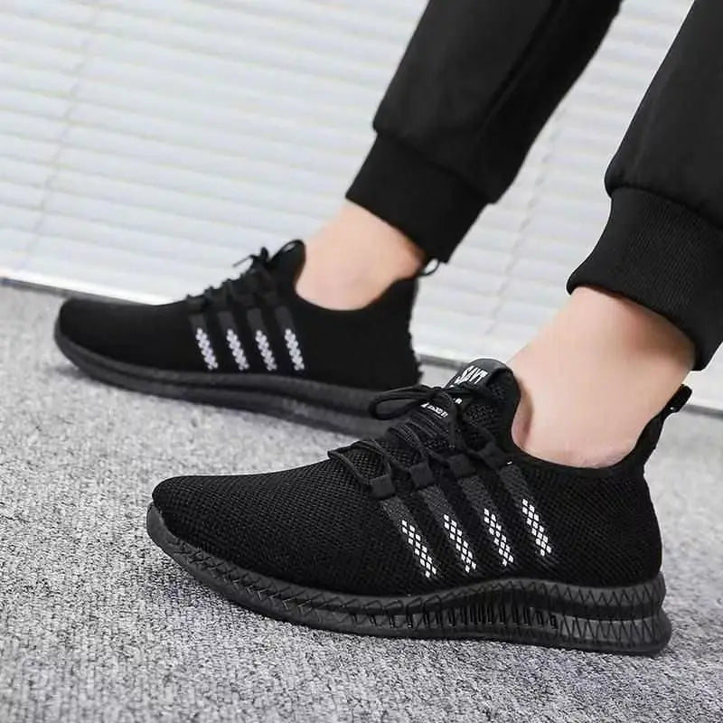 New Men's Casual Sneakers Korean Style Lightweight Comfortable for Outdoor Summer Activities PVC