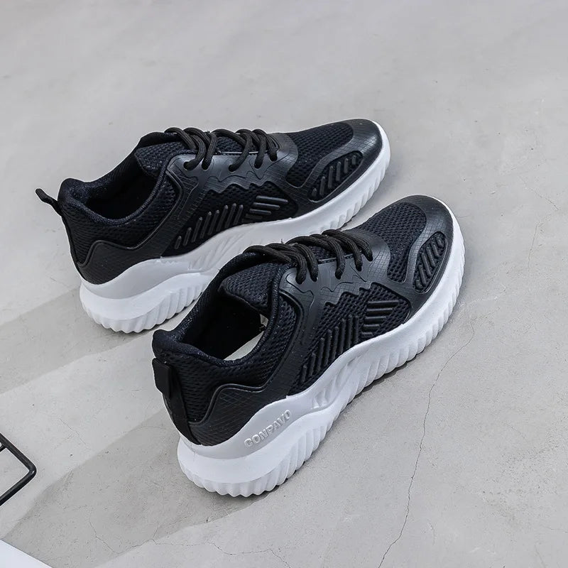 Summer New Ladies Sneakers Flat Mesh Comfortable Breathable Walking Jogging Style Casual Fashion Trend Shoes