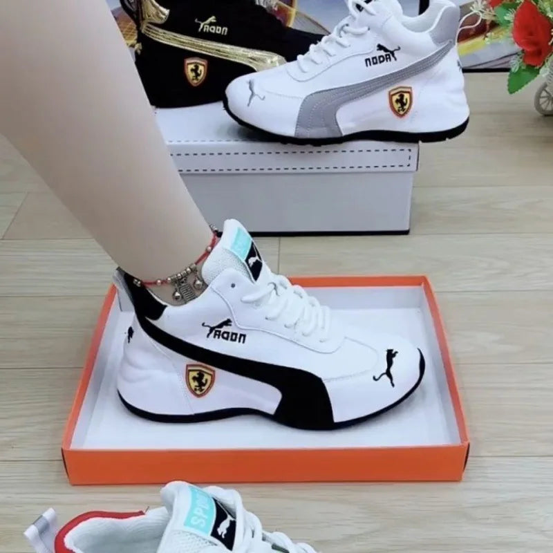 Custom Mens Sneakers Men's PU Waterproof Sports Leisure Shoes Breathable Thick Soled Fashionable Walking Shoes Unisex