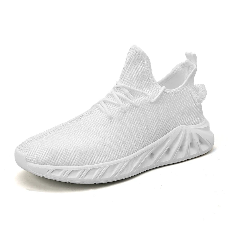 Men's Road Running Minimal Shoes Jogger Jogging Sneakers Track Trail Stretch Fabric Air Mesh Athletic Low-top Sport Light-weight
