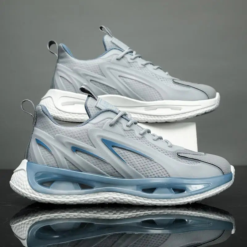 Men Fashion Footwear Comfortable Anti-slip Shoe Microfiber Upper Zapatos De Hombre Men's Casual Sport Running Shoes