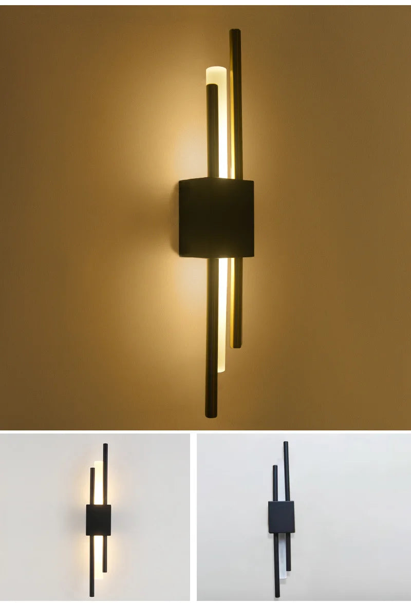 Lámpara de pared LED moderna, iluminación interior, apliques de pared para baño, accesorio de iluminación para sala de estar, pasillo, decoración de dormitorio, luces de pared