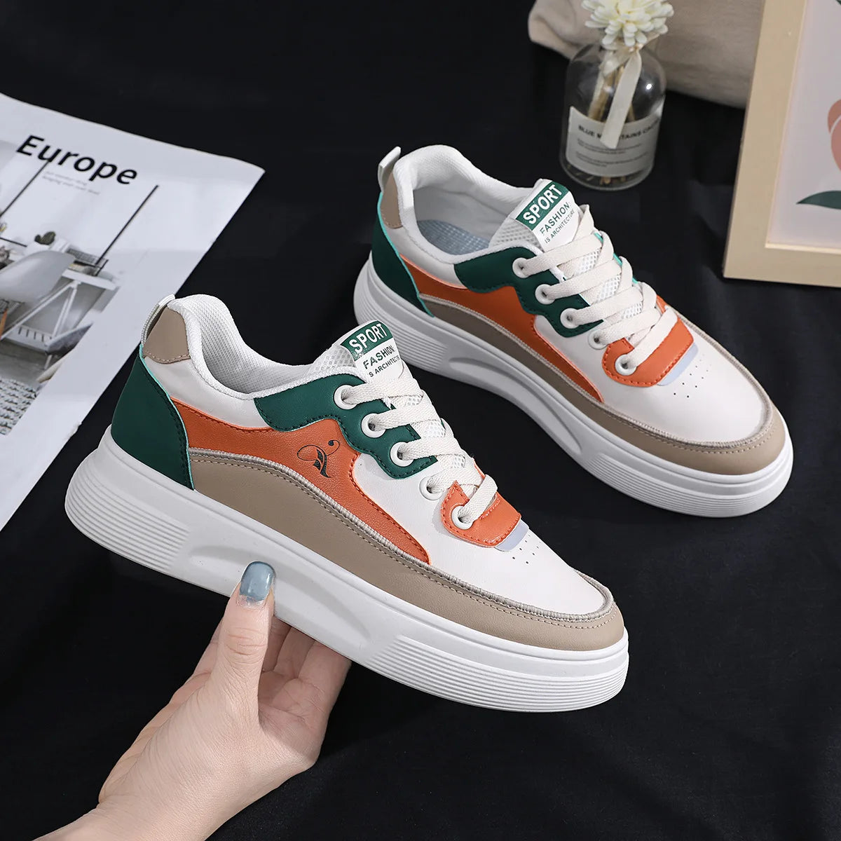 High Quality Men Shoes Hot Selling Design Wholesale Fashion Men Sneakers Chunky Casual Shoes Couple Sport Walking Style Shoes