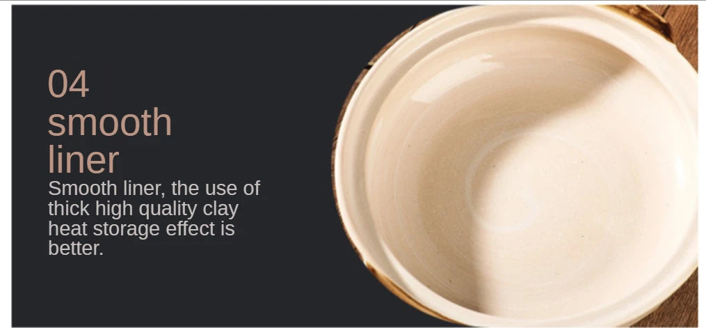 Cazuela de cerámica de estilo japonés, olla pequeña negra, cacerola de arcilla, utensilios de cocina para el hogar, suministros de cocina, olla para sopa, 1 Uds.