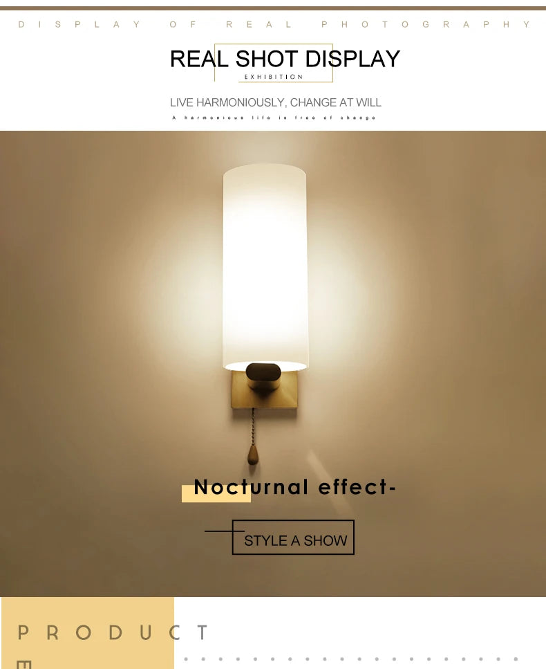 Lámparas de pared LED modernas, luces de madera para dormitorio, mesita de noche, escaleras, pasillo, aplique de iluminación montado Interior, accesorios de iluminación para decoración del hogar