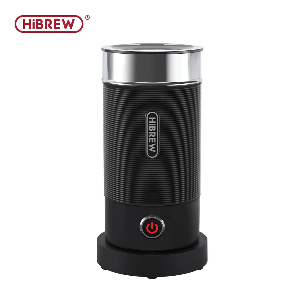 HiBREW Espumador de leche Espumador Mezclador de chocolate Latte frío/caliente Capuchino Calentador de leche completamente automático Cool Touch M1A