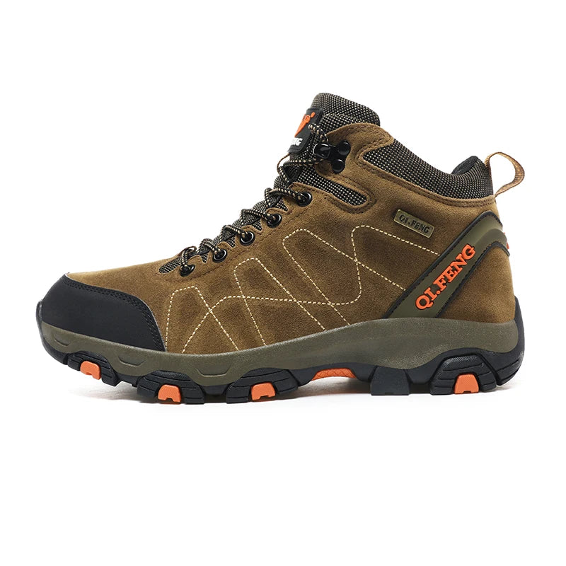 Unisex Trekking Walking Shoes High Top Outdoor Hiking Shoes Big Size 36-47