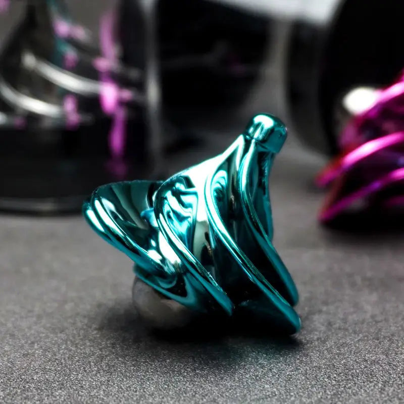 Divertido juguete de soplado de viento de escritorio, juguete de bolsillo giratorio, Spinner cinético, juguetes para aliviar el estrés para adultos, regalo de cumpleaños y Navidad