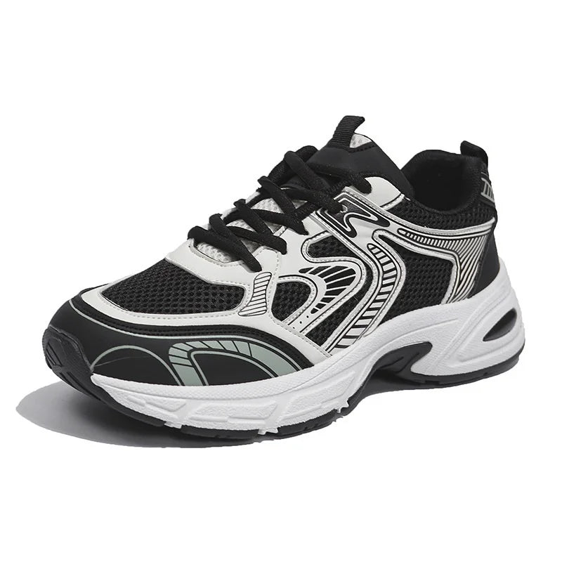 New Hot Sale Women's Clunky Sneakers Comfort Flat Heel Brand Design logo Sports Shoes for Young Girls Low Price Factory 36-45