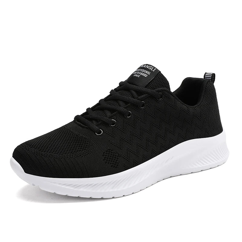 Men's Road Running Shoes Sneakers Track Trail Running Shoes Running Minimal Jogger Stretch Fabric Air Mesh Athletic Low-top