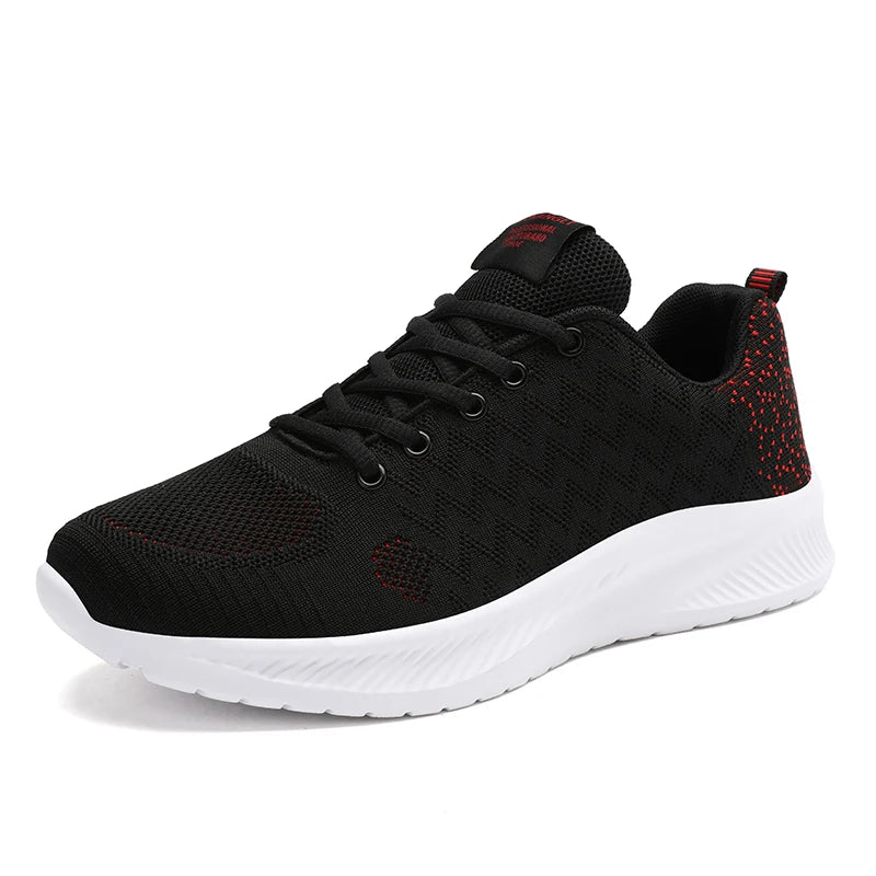 Men's Road Running Shoes Sneakers Track Trail Running Shoes Running Minimal Jogger Stretch Fabric Air Mesh Athletic Low-top