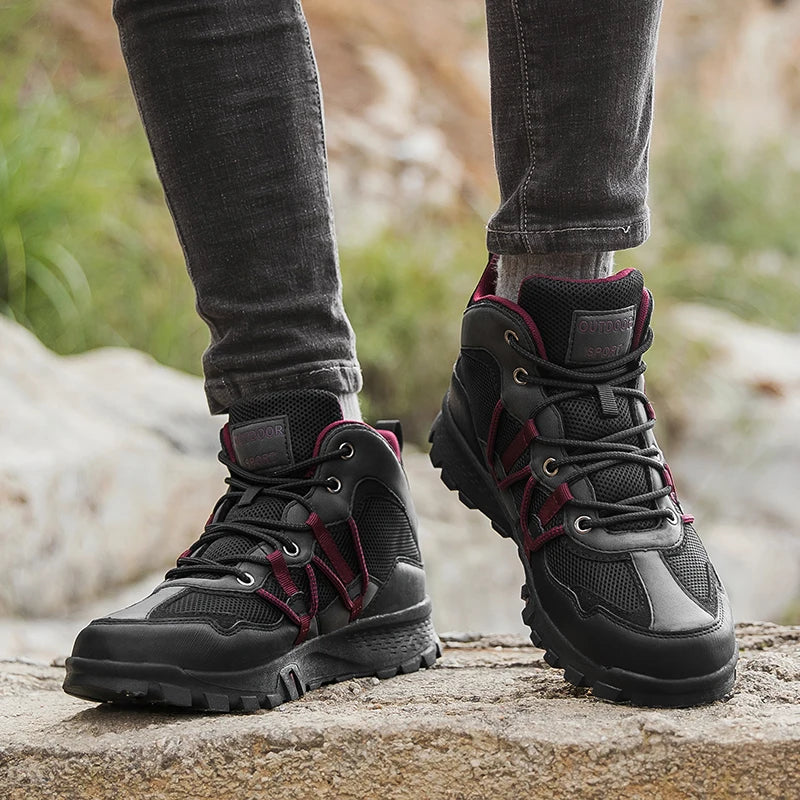 New Arrival Hiking Shoes Wholesale for Comfortable Waterproof Mountain Sport Shoes