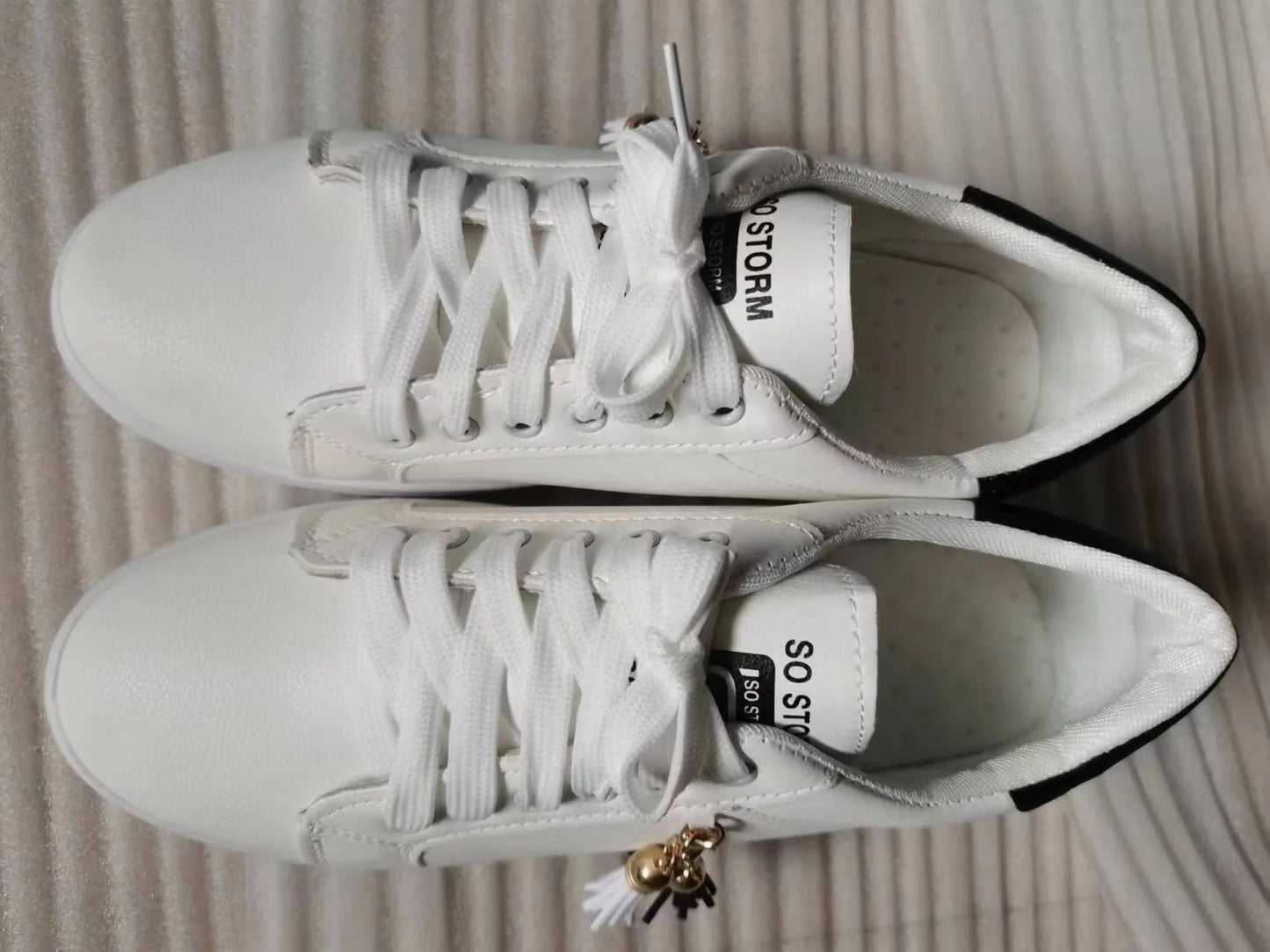 Custom White Flat Shoes Women Fashion Sneakers Casual Shoes 35-40 for Women