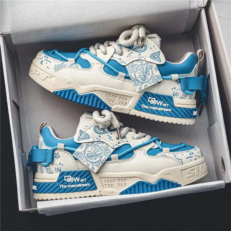 New Breathable Shoes All Match Platform Sneakers   Shoes Men's Casual Board Shoes