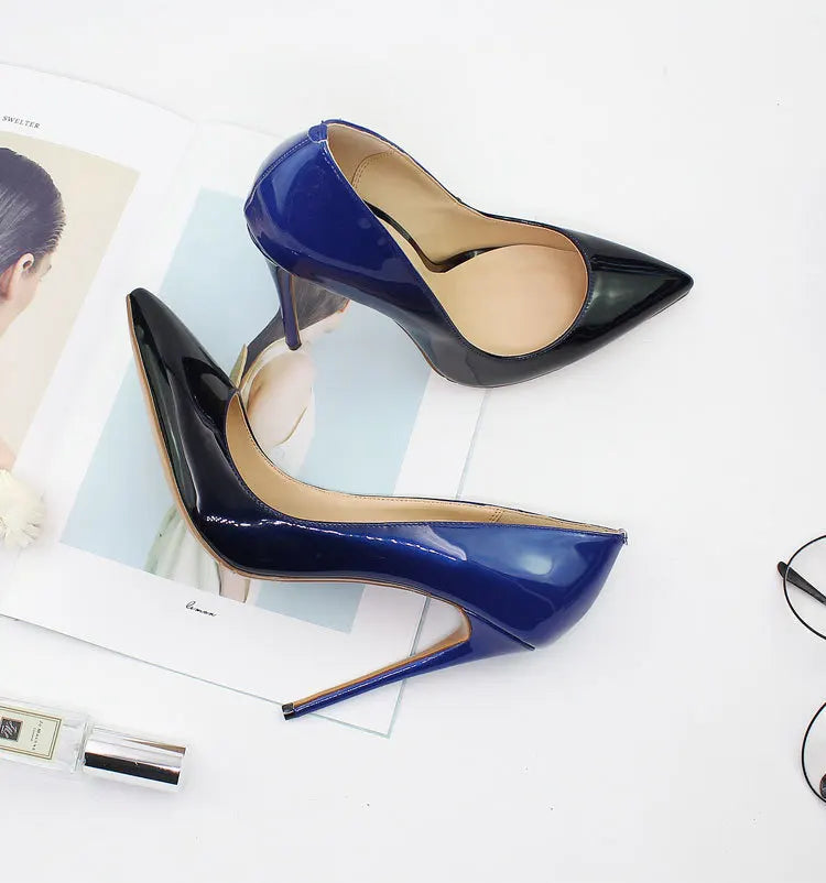 Women's Thin Heels Summer Autumn Sandals 2024 New Light Weight Plus Size Pointed Toe Super High Fashion Party Pumps