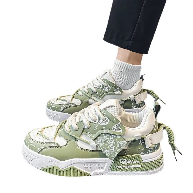 New Breathable Shoes All Match Platform Sneakers   Shoes Men's Casual Board Shoes