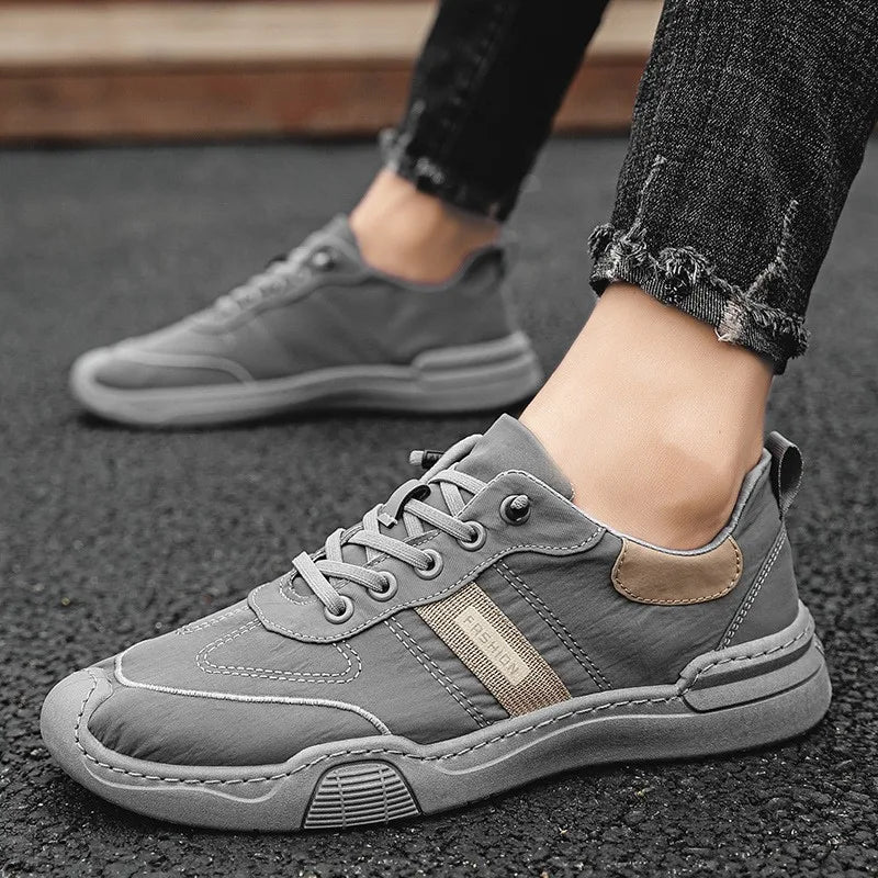 Men's Winter Breathable Canvas Shoes 2024 New Men's Cloth Shoes Korean Edition Trendy and Versatile Men's Casual Board Shoes