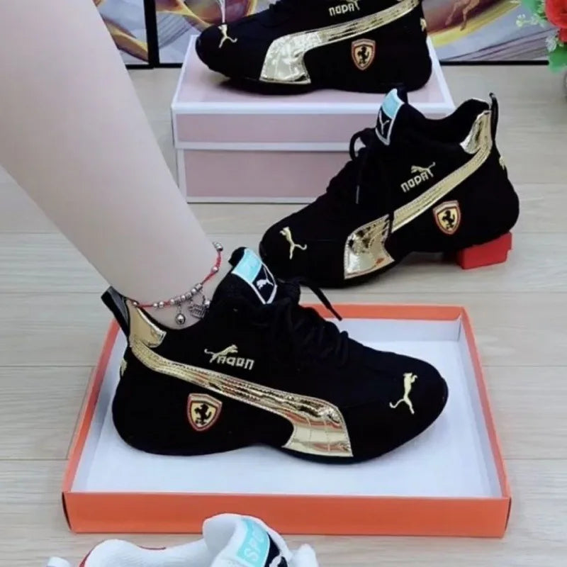Custom Mens Sneakers Men's PU Waterproof Sports Leisure Shoes Breathable Thick Soled Fashionable Walking Shoes Unisex