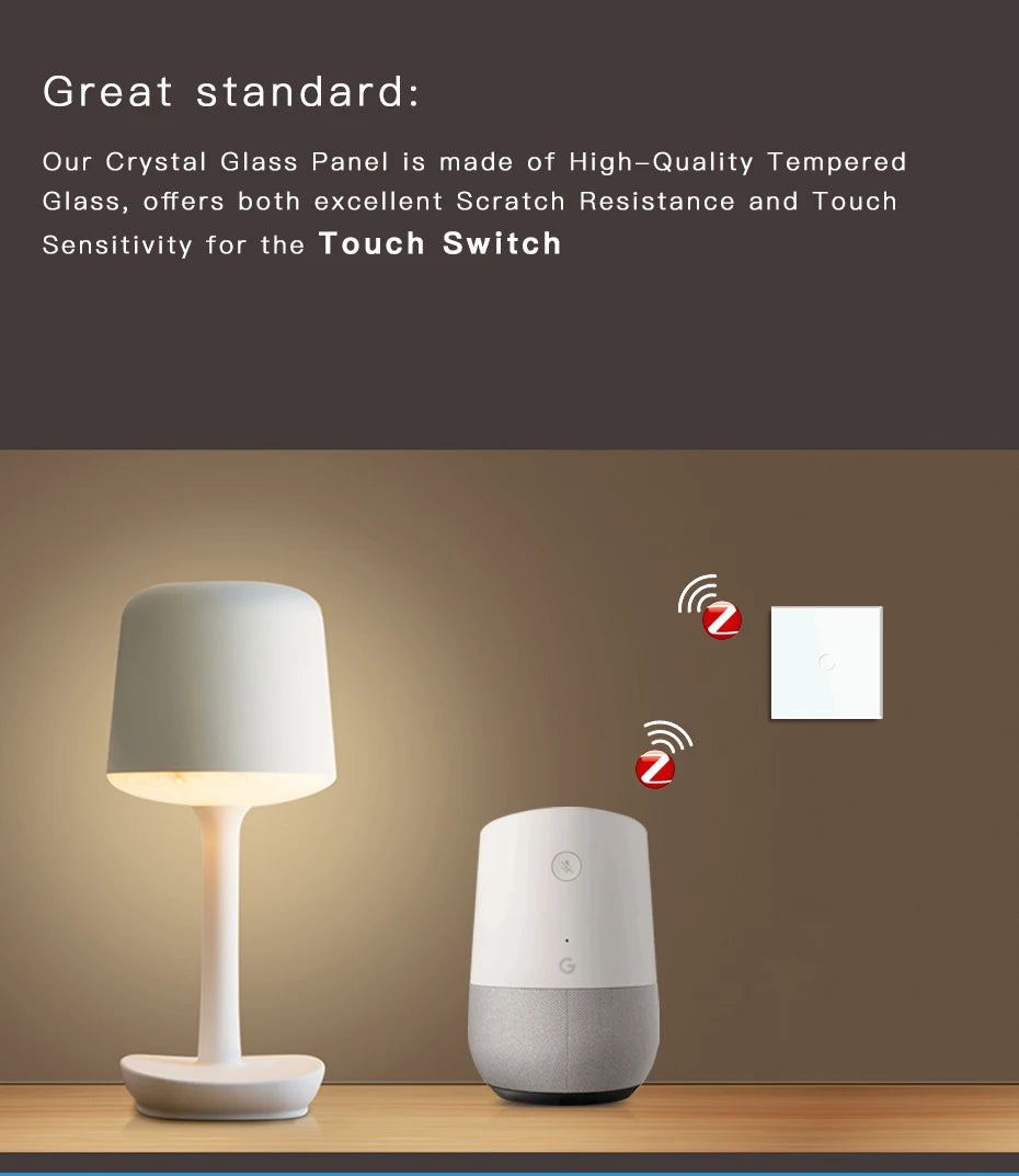 Interruptores BSEED Zigbee, interruptor de luz inteligente de 1/2/3 entradas, enchufes de pared normales de la UE, interruptores táctiles multicontrol, aplicación Tuya Smart Life Alexa