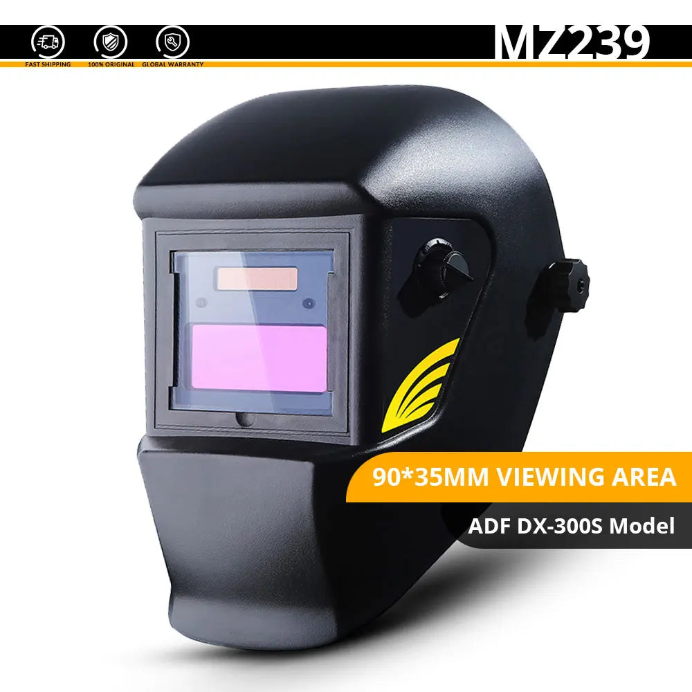 DEKO - Casco de soldadura eléctrica solar con ， Casco de soldadura ajustable ， Oscurecimiento automático ajustable, Rango 4/9 - 13 MIG MMA, Máscara, Lente para máquina de soldar