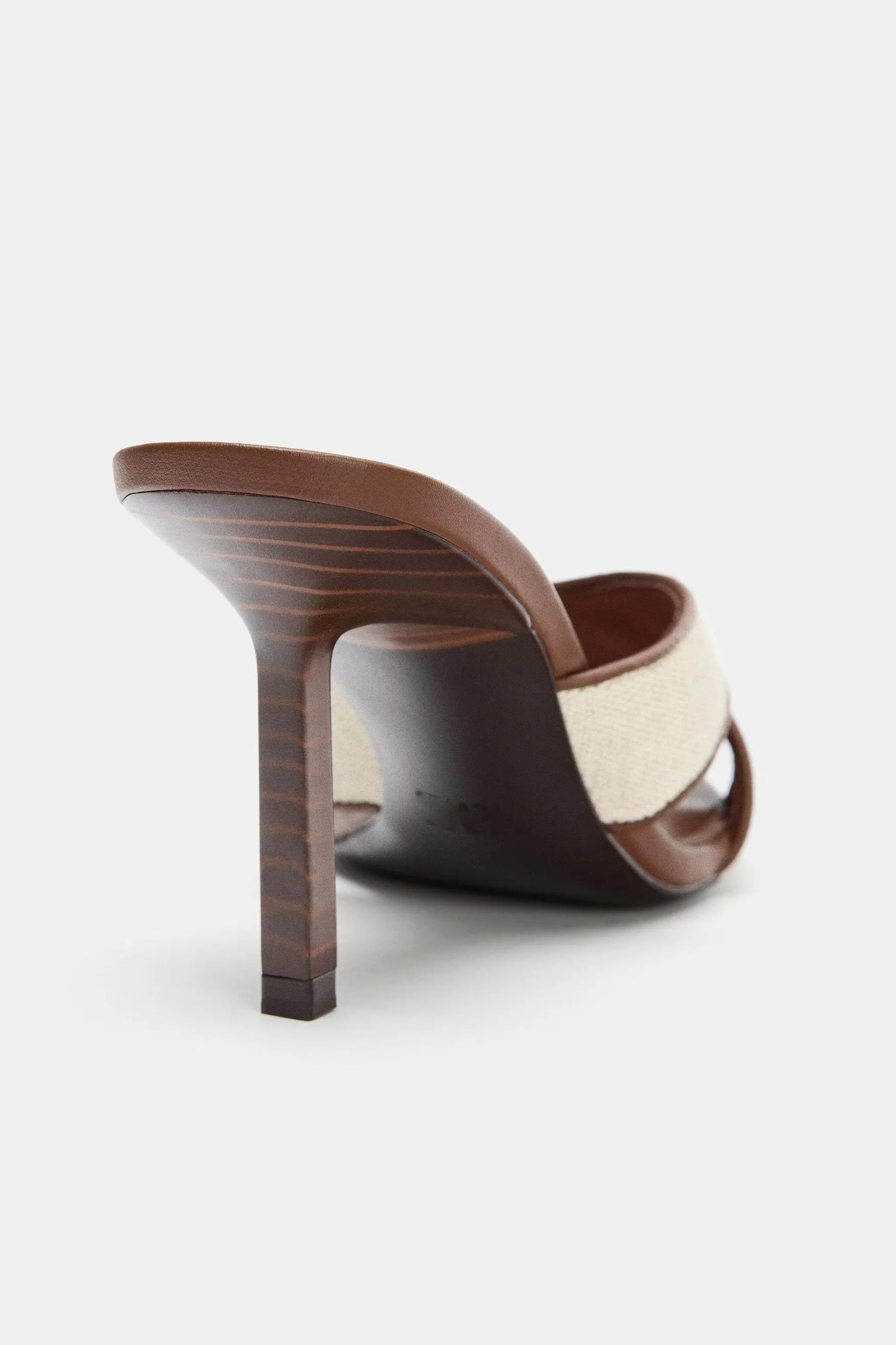 ZA 2026 Summer New Arrival Women's Mules Cross-Strap Open-Toe Stiletto Heel Pointed Toe Sandals 3832710 111
