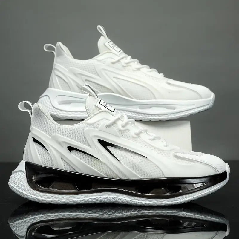 Men Fashion Footwear Comfortable Anti-slip Shoe Microfiber Upper Zapatos De Hombre Men's Casual Sport Running Shoes