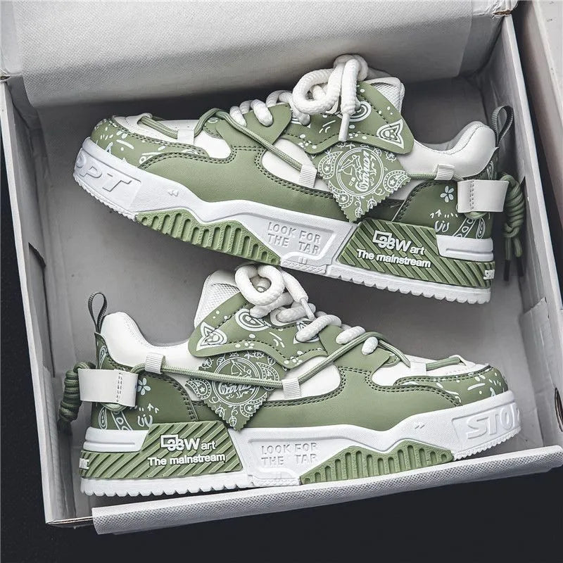 New Breathable Shoes All Match Platform Sneakers   Shoes Men's Casual Board Shoes