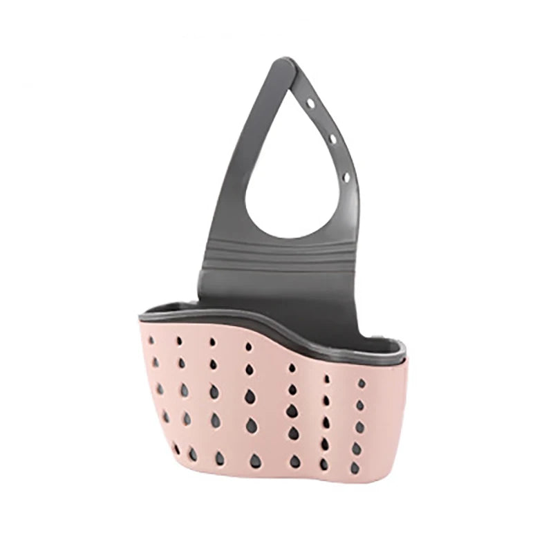 Soporte para fregadero de cocina, escurridor colgante, estante ajustable para esponja y jabón, organizador, soporte para grifo de baño, accesorios de cocina