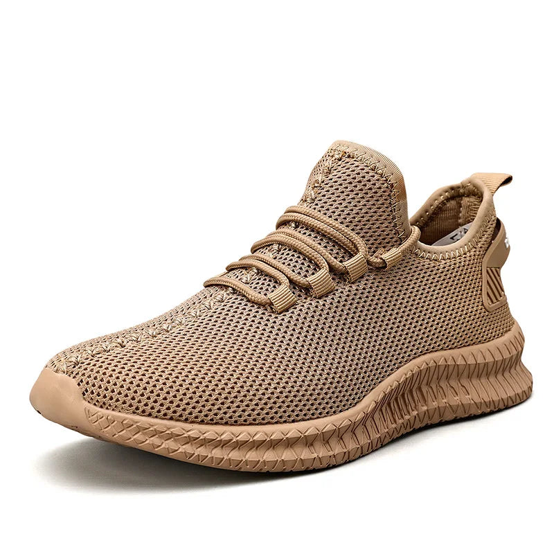 Men's Road Running Shoes Sneakers Track Trail Running Shoes Jogger Running Minimal Stretch Fabric Air Mesh Athletic Low-top