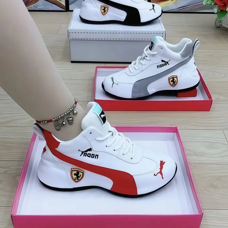 Custom Mens Sneakers Men's PU Waterproof Sports Leisure Shoes Breathable Thick Soled Fashionable Walking Shoes Unisex