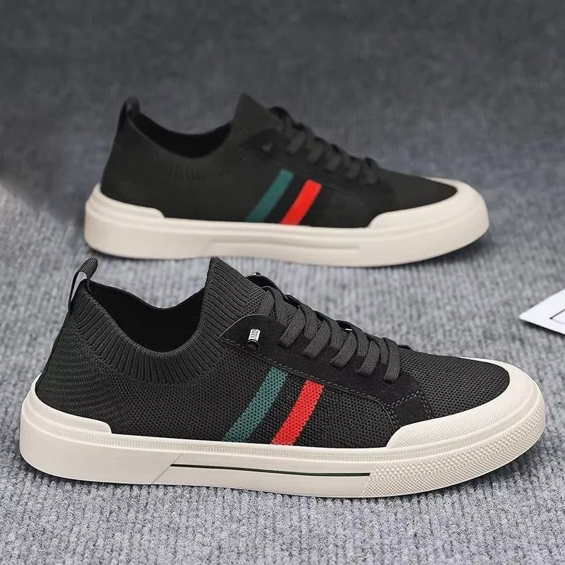 YF New Men's  Casual Sports Shoes White  Fashion Wear Resistant Shoes Men's Walking Shoes