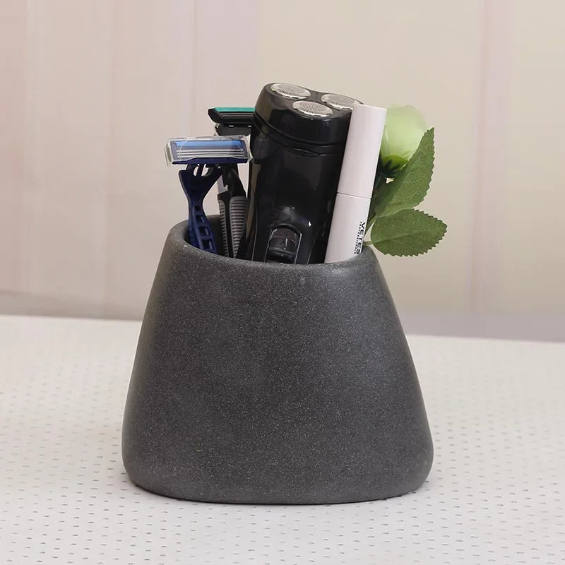 Botella de emulsión de resina para baño, taza para gárgaras de lavado de alto grado, traje de cepillo de dientes, jabonera de Banyo Aksesuarlari