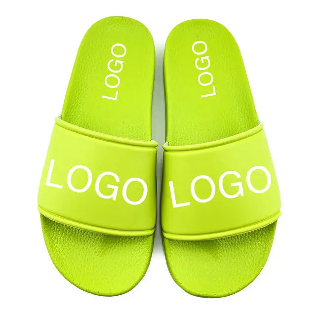 Greatslides White Slippers for Women Men Sandal in High Quality,Custom Print Slide Sandals Jinjiang Slipper Wholesale