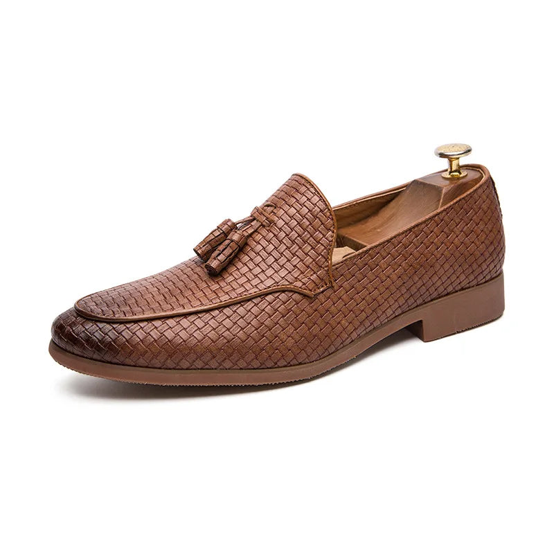 Fashion Handmade Italian Wedding Shoes for Men Formal Dress Loafers Shoes Wholesale