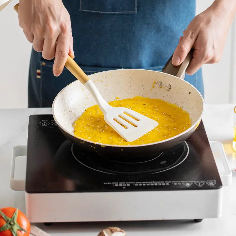 Kitchen Cooking Tool Kitchenware 12pcs Cooking Wood Utensils Kitchen Utensils Set Silicone Kitchen Utensils Set