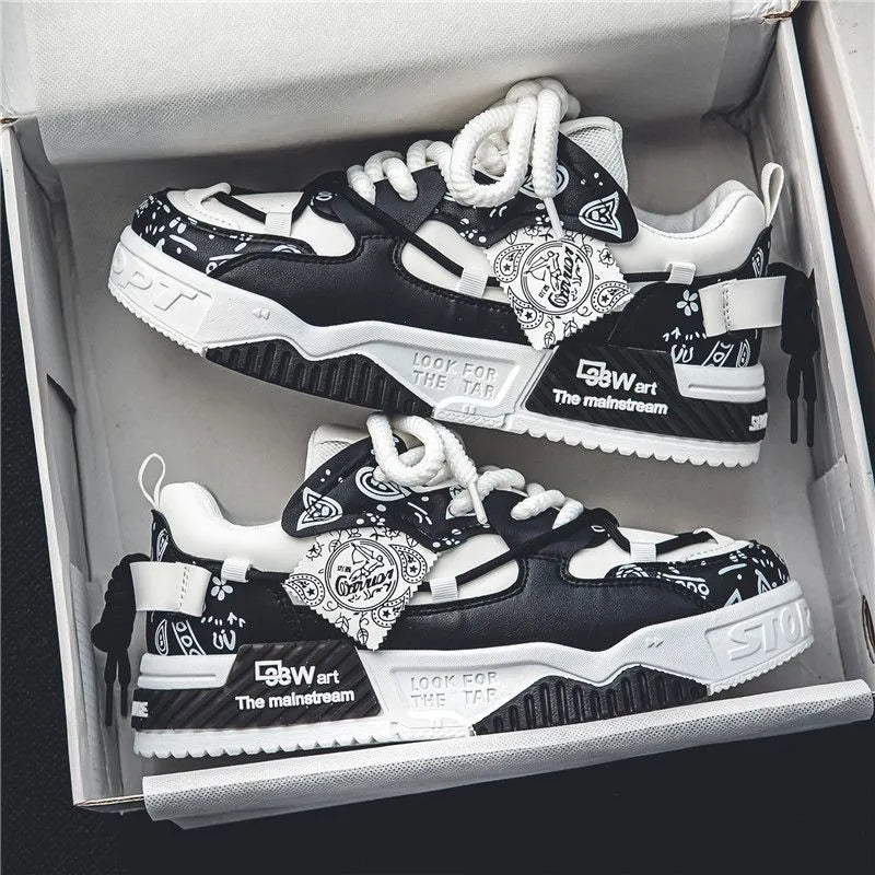 New Breathable Shoes All Match Platform Sneakers   Shoes Men's Casual Board Shoes