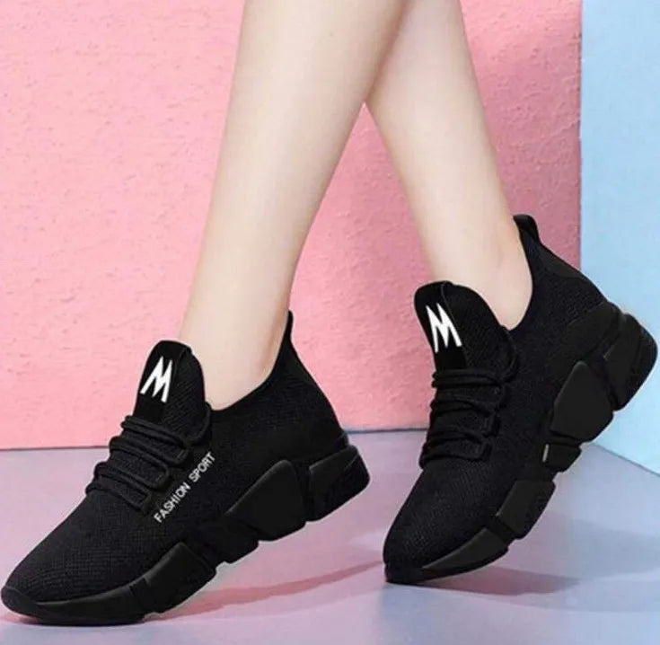 2022 New Fashion Lightweight Breathable Anti-skid Women's Flat Casual Sneakers
