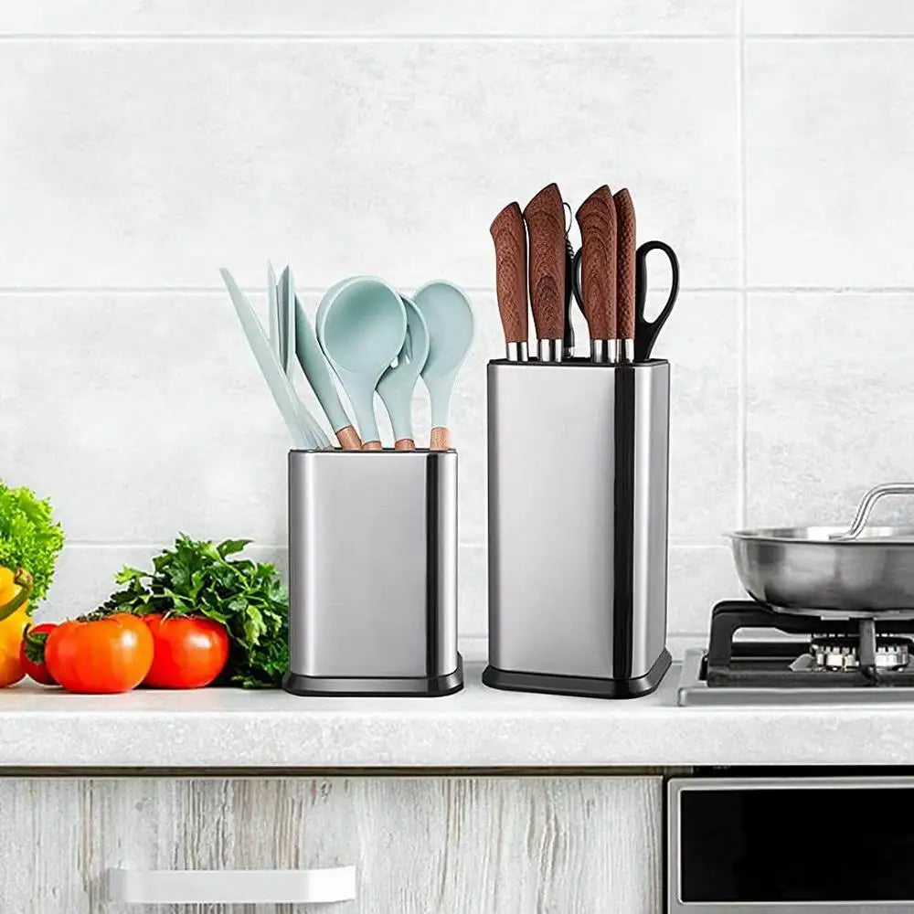 Organizador de Cocina, Porta Utensilios para Encimera, Organizador Grande para Utensilios de Cocina, para Espátulas, Cucharas y Utensilios