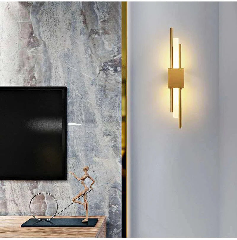 Lámpara de pared LED moderna, iluminación interior, apliques de pared para baño, accesorio de iluminación para sala de estar, pasillo, decoración de dormitorio, luces de pared