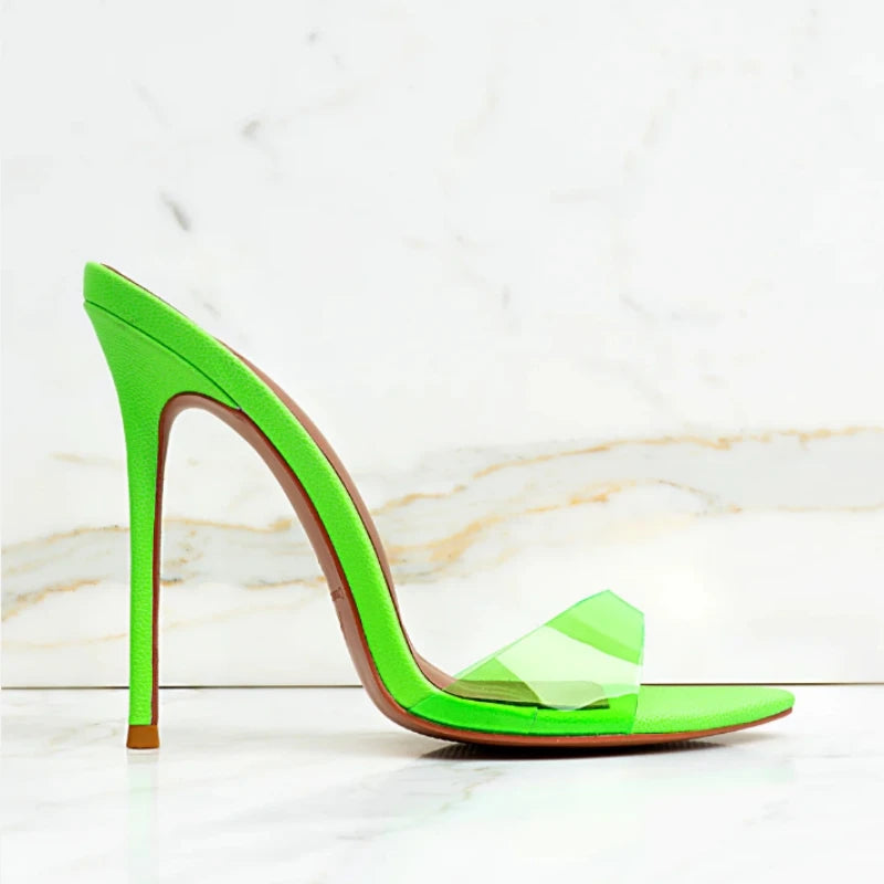 2026 Ladies Top Sale Summer Sandals Custom Pointed Toe High Quality Pumps Slipper Mules Shoes with Thin Heels Autumn Collections