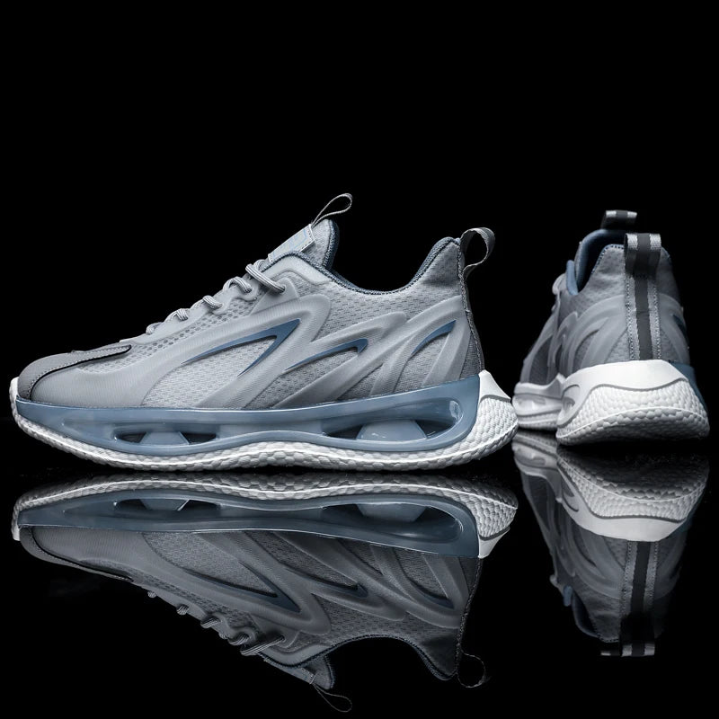 Men Fashion Footwear Comfortable Anti-slip Shoe Microfiber Upper Zapatos De Hombre Men's Casual Sport Running Shoes