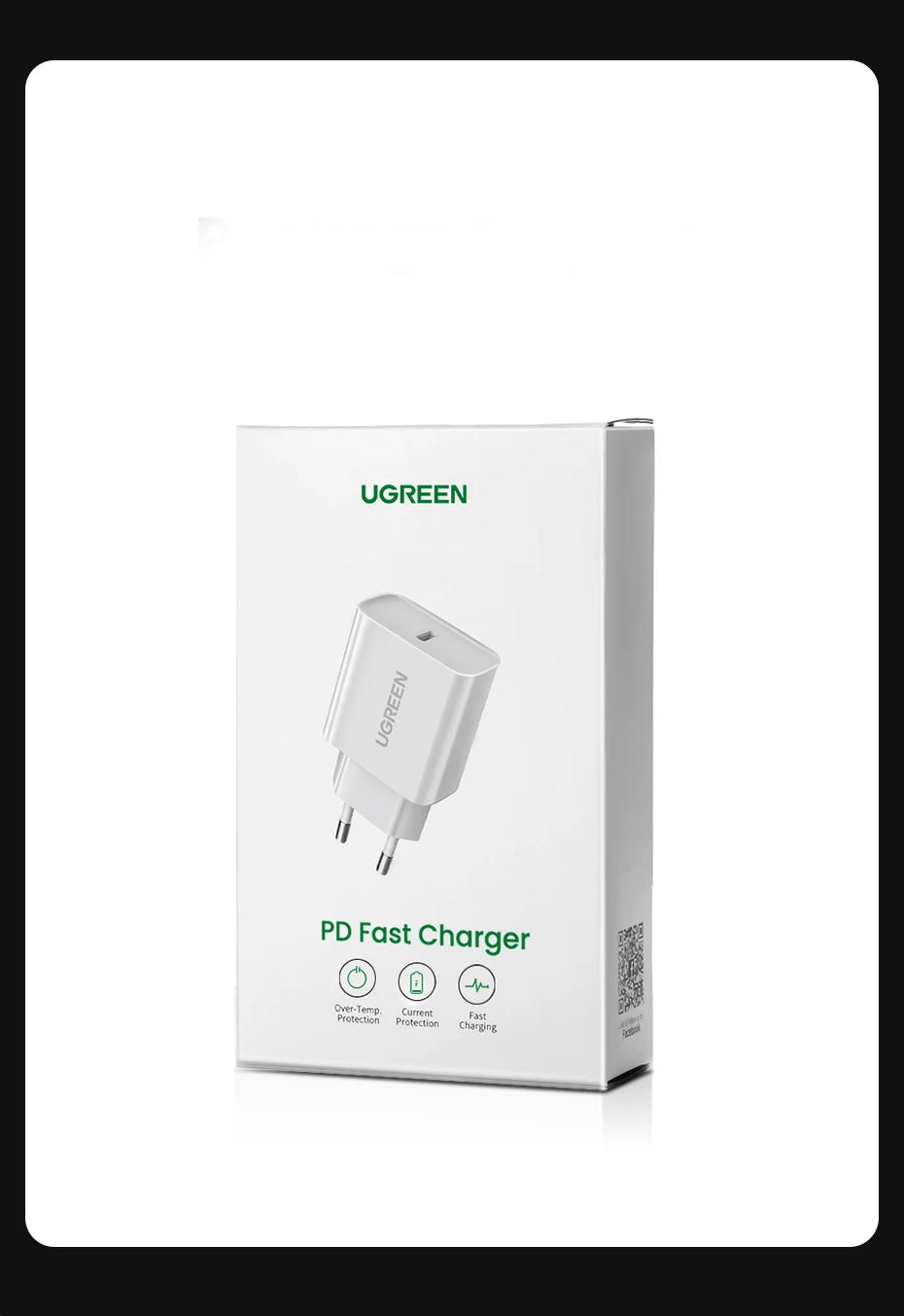 UGREEN Quick Charge 4,0 3,0 QC PD cargador 20W QC4.0 QC3.0 USB tipo C cargador rápido para iPhone 17 16 15 Pro Xiaomi teléfono PDCharger