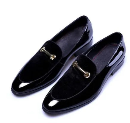 Men Leather Shoes Men's Business Dress Shoes All-Match Casual Shoes Shock-Absorbing Wear-Resistant Italian Style Oxford Footwear