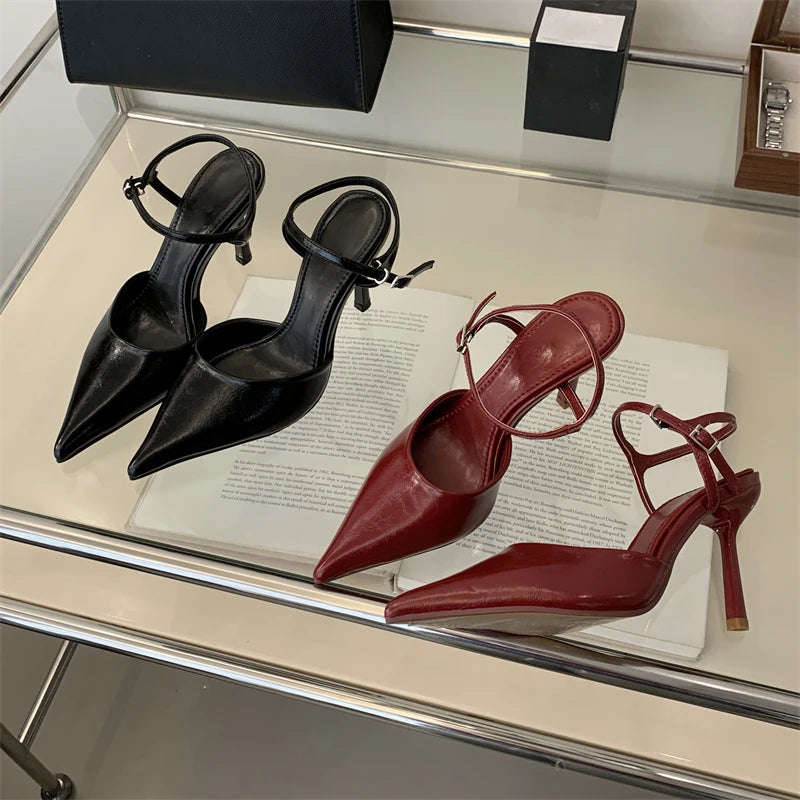 Legitimate Designer Branded Wedding Pointed High Heels High-quality Luxurious and Elegant Office Sandals