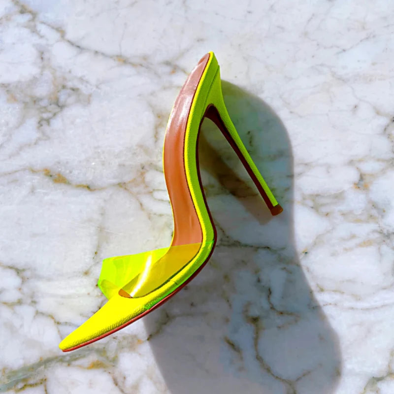 2026 Ladies Top Sale Summer Sandals Custom Pointed Toe High Quality Pumps Slipper Mules Shoes with Thin Heels Autumn Collections