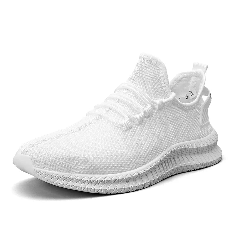Men's Road Running Shoes Sneakers Track Trail Running Shoes Jogger Running Minimal Stretch Fabric Air Mesh Athletic Low-top