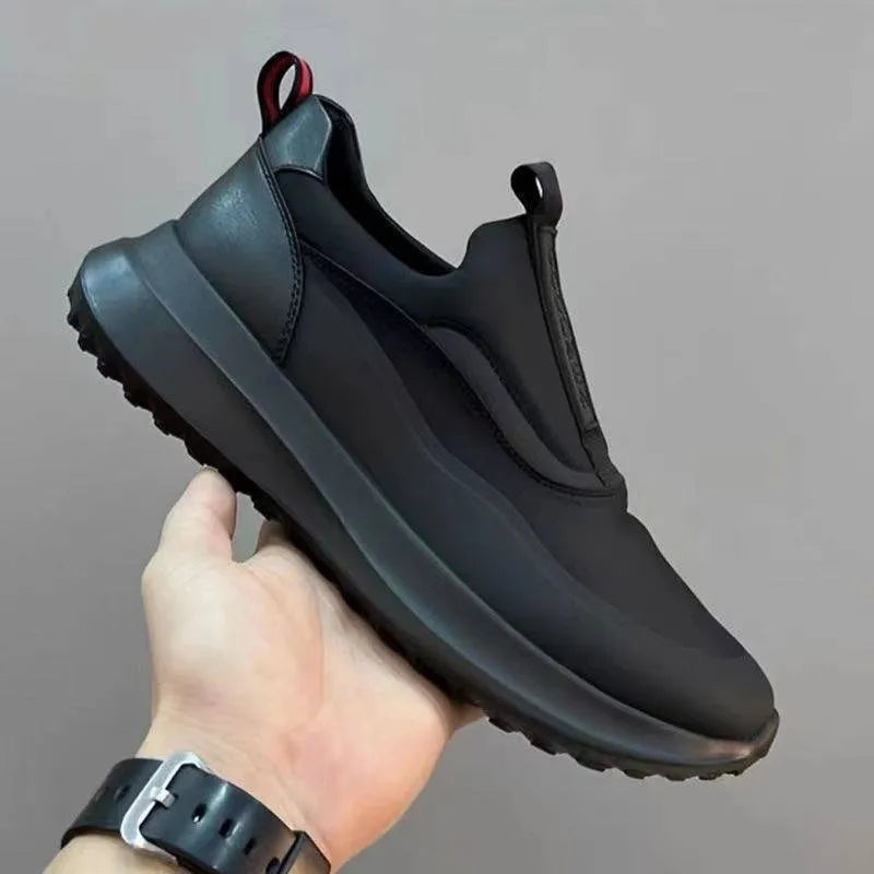 Wholesale of New High Top Casual Board Shoes for Men's  Sports White Shoes with Lace up Leather Surface Men's Shoes