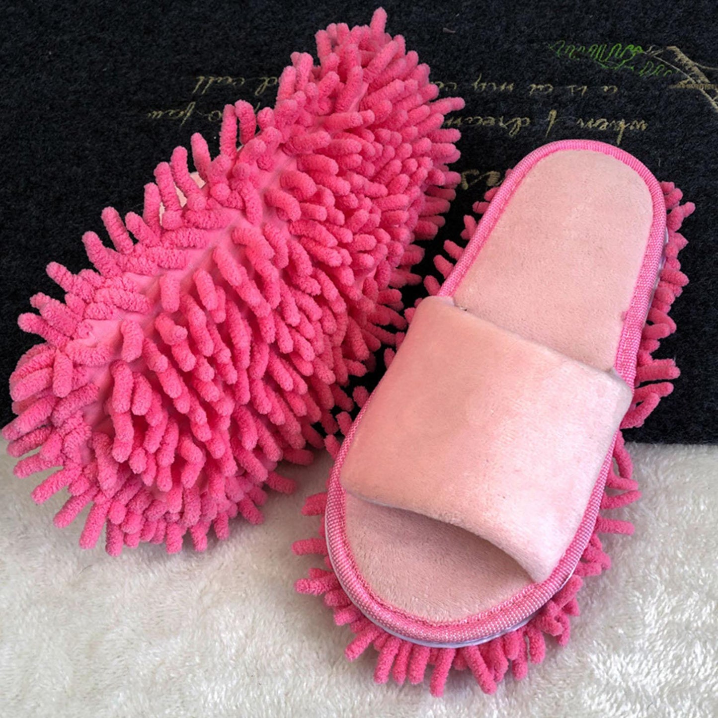 Zapatillas de fregona perezosas, zapatillas para limpiar el suelo, zapatos, zapatillas limpias, limpiar el suelo, zapatillas de